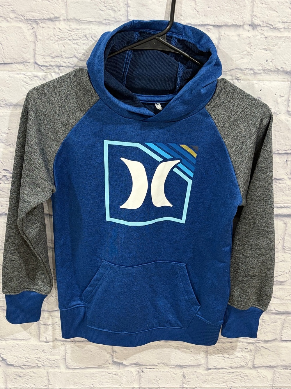 Hurley Boys Blue 2.0 Dri Hoodie Size 8